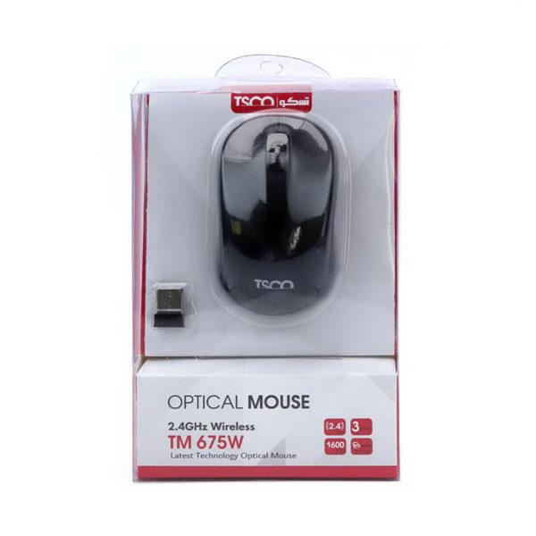 جعبه ماوس بی سیم تسکو مدل TM 675W