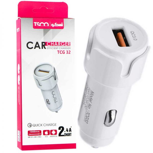 جعبه شارژر فندکی تسکو مدل TCG 32 QC3.0