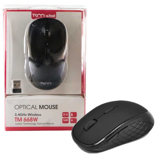 جعبه ماوس بی سیم تسکو مدل TM 668W