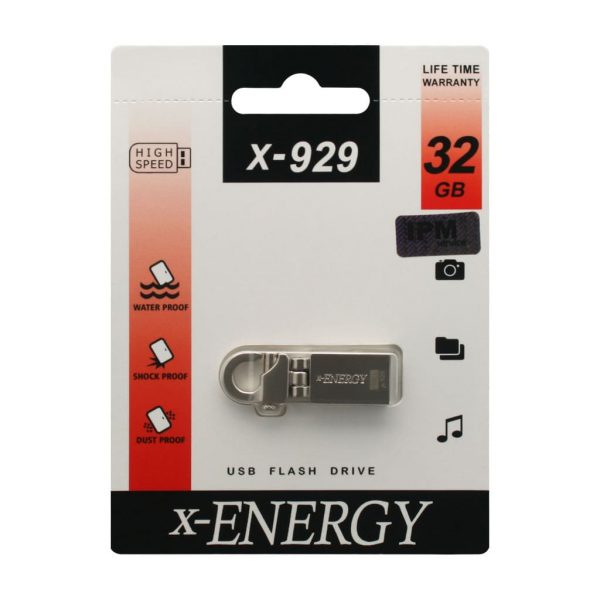 جعبه فلش مموری ایکس انرژی مدل X-929 ظرفیت 32 گیگابایت