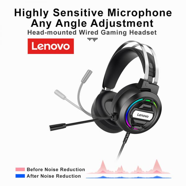 میکروفون هدست گیمینگ لنوو H401