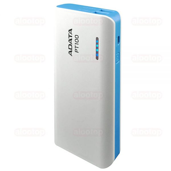 پاور بانک ADATA PT100 آبی 2