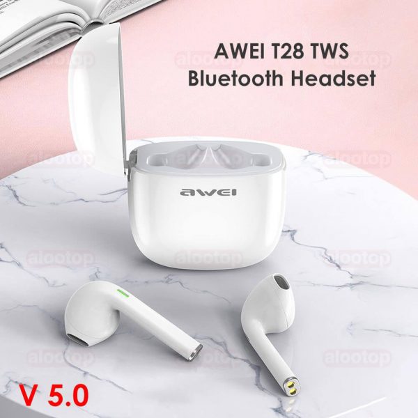 هندزفری Awei T28 سفید 2