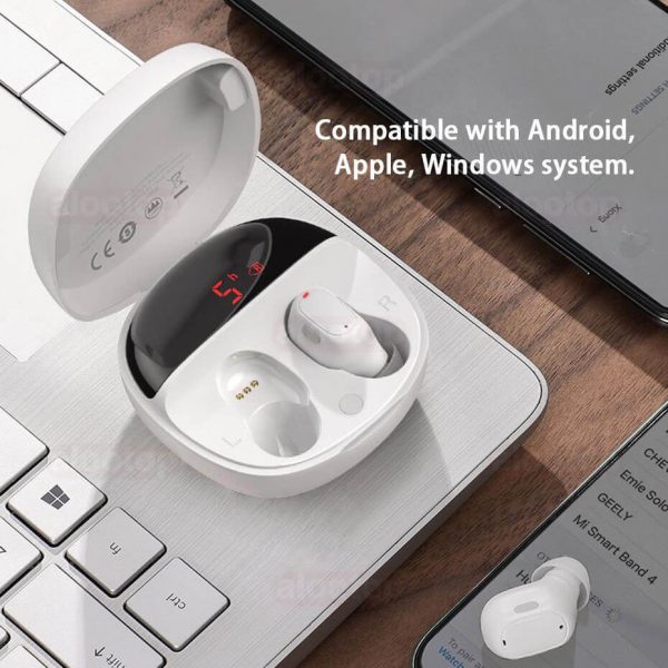 هندزفری بیسوس WM01 Plus سفید 2