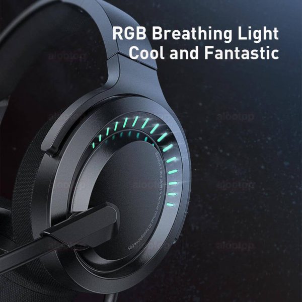 نورپردازی rgb هدفون گیمینگ باسئوس GAMO D05