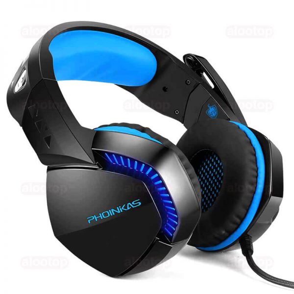 هدست گیمینگ PHONIKAS H-3 آبی 2