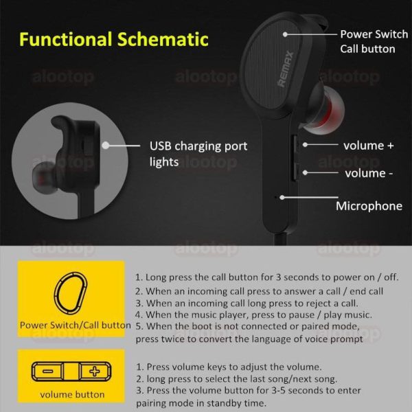 هندزفری بلوتوث ریمکس RB-S5