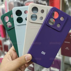 قاب سیلیکونی اصلی شیائومی Redmi Note 13 Pro 5G (اورجینال پاک‌کنی)