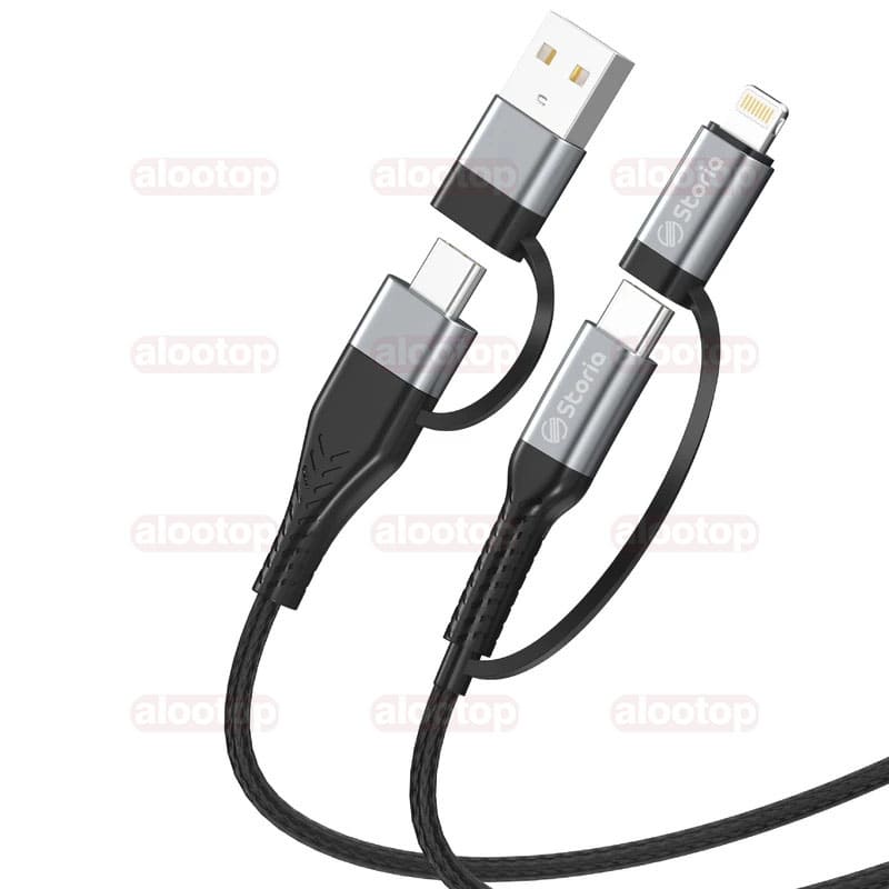Storia ST-DC03 4 in 1 Cable (1) کابل استوریا مدل ST-DC03
