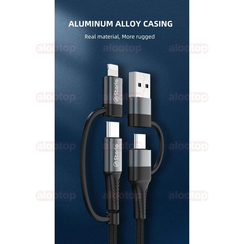 Storia ST-DC03 4 in 1 Cable (8) کابل استوریا مدل ST-DC03