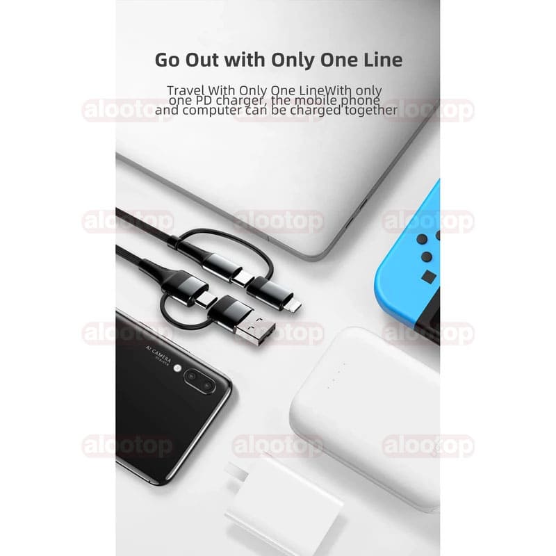 Storia ST-DC03 4 in 1 Cable (9) کابل استوریا مدل ST-DC03