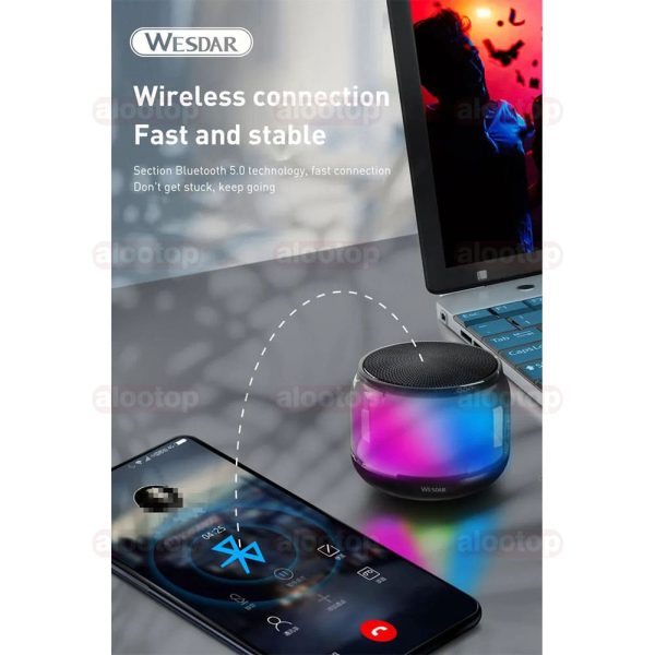 اسپیکر بلوتوثی قابل حمل وسدار مدل K360