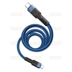 کابل تبدیل USB-C به USB-C هوکو مدل U110 (توان 60 وات)
