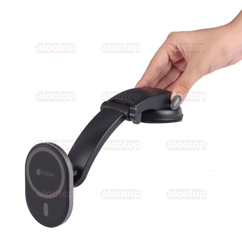 ProOne PHL1185 mobile phone holder (7) پایه نگهدارنده و شارژر بی سیم موبایل پرووان مدل PHL1185