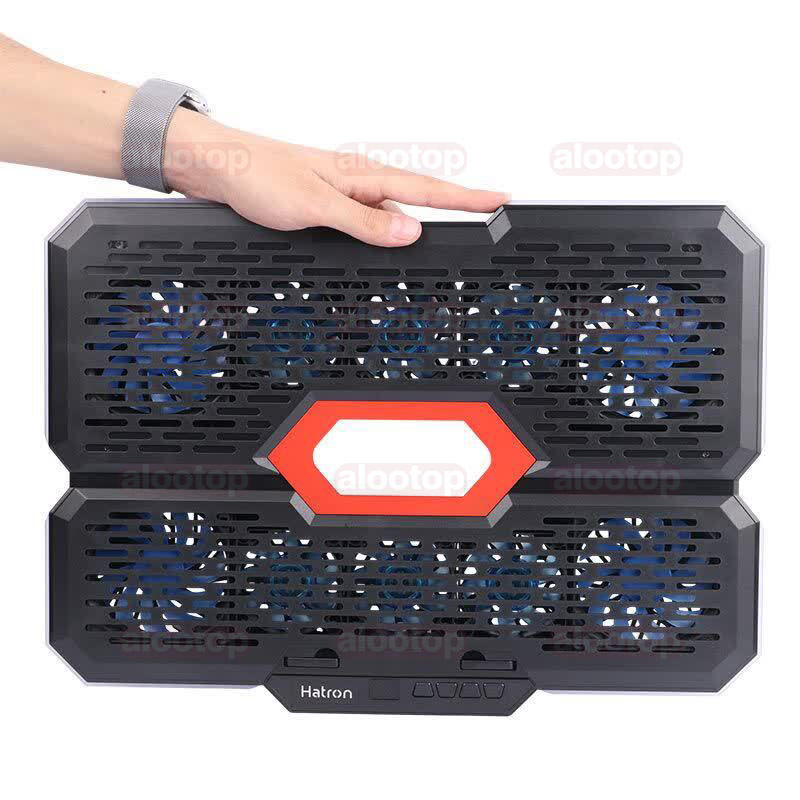 Hatron HCP138 Pro Gaming Cooling Pad (4) کول پد هترون HCP138